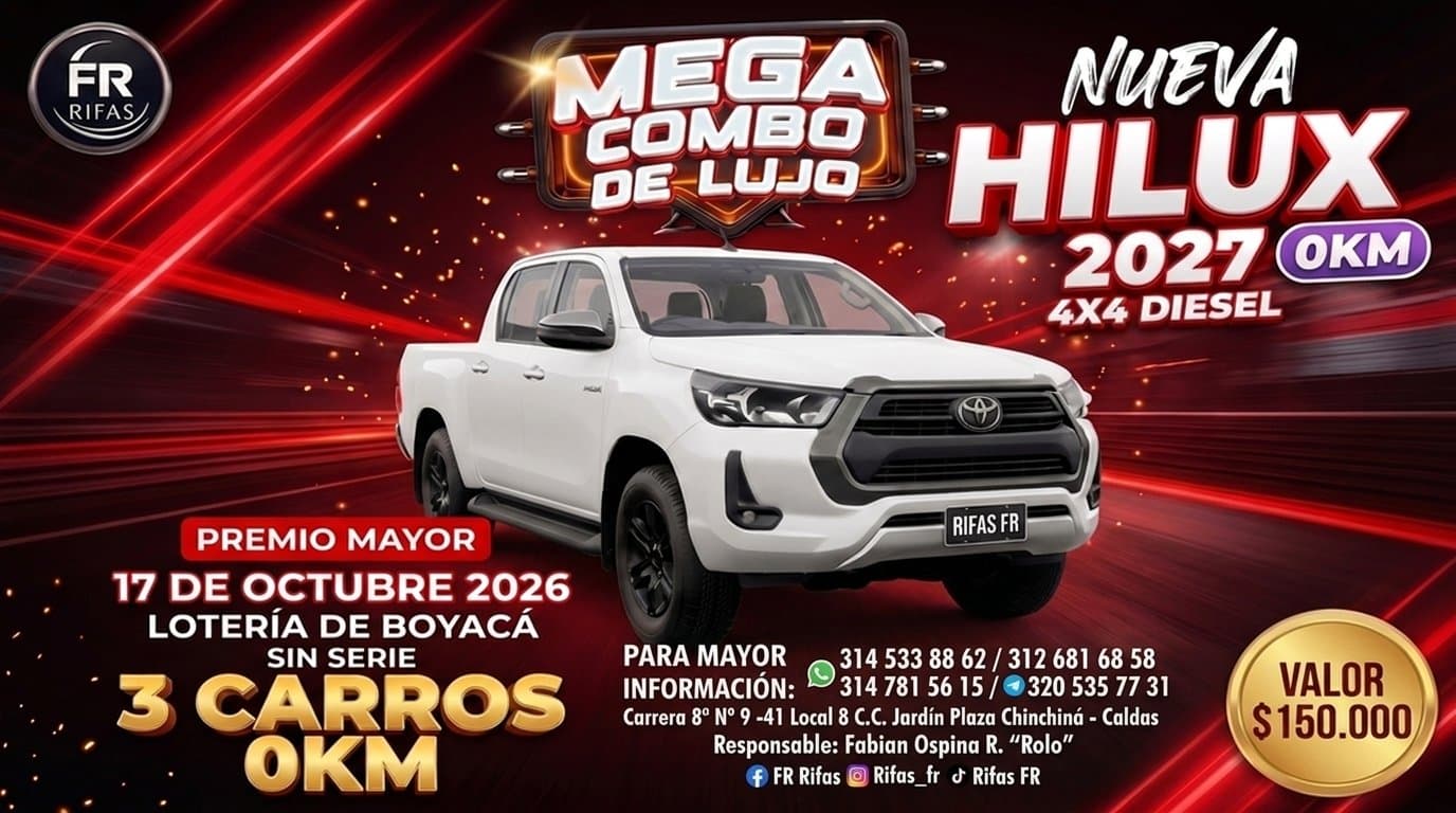 Rifas FR — Mega Combo de Lujo (1 de 3)